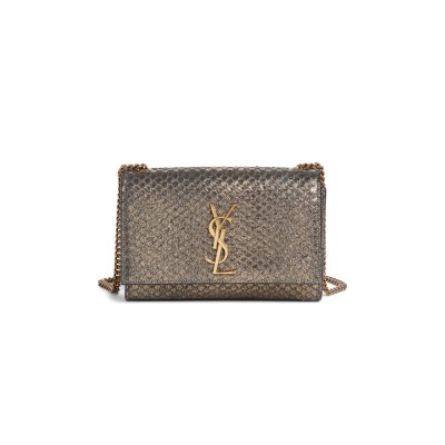 YSL SMALL KATE PYTHON EMBOSSED SHOULDER BAG 452159 (19*12*4cm) YSL SMALL KATE PYTHON EMBOSSED SHOULDER BAG 452159 (19*12*4cm)